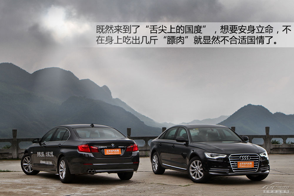 A6L 30 FSI/523Li对比 谁是老板的宠