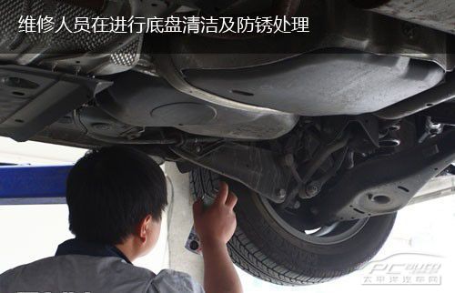 汽车底盘防锈高清图片