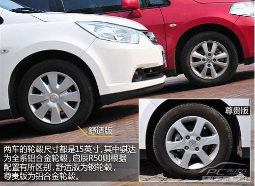 辰R50 VS老款骐达高清图片