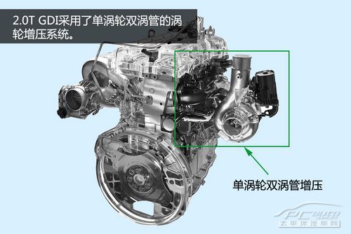 单涡轮双涡管涡轮增压 与前面介绍过的通用ecotec ldk,福特eco