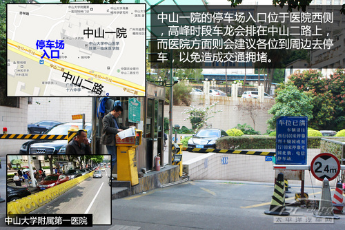 越秀、荔湾医院停车