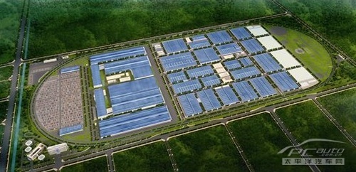 长城徐水生产基地效果图-第三届长城科技节盛大开幕高清图片