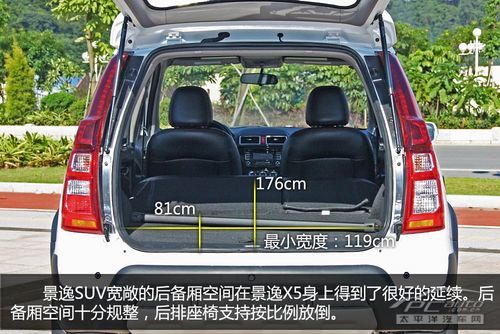 景逸x5 1.6l-mt 空间和动力【图】_江门车市点评_太平洋汽车网