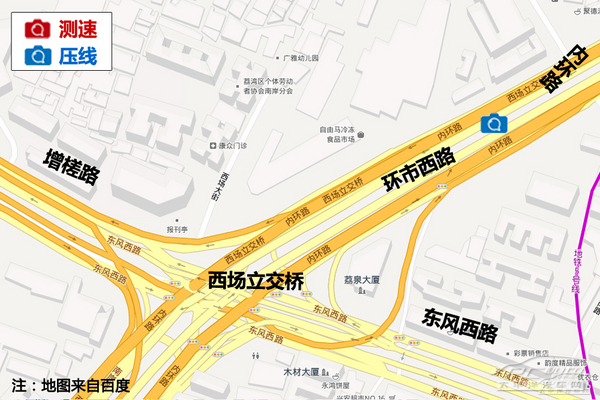 荔湾区热门违章路段