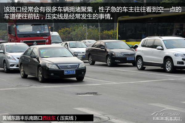 黄埔热门违章路段