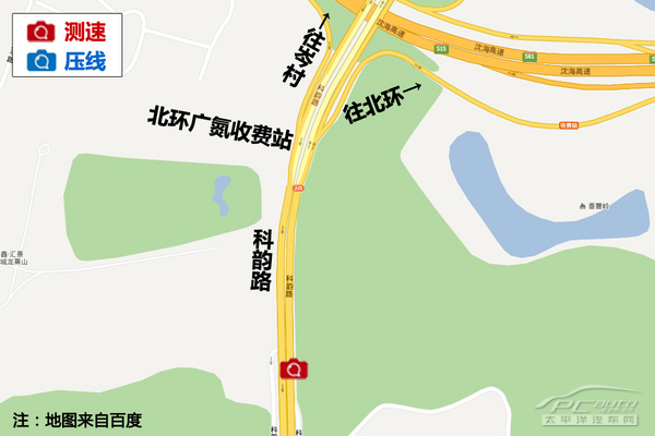 天河区热门违章路段