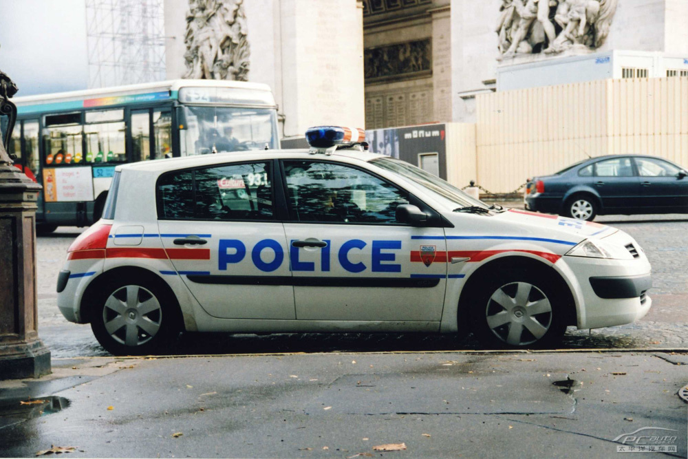 海外的警察与警车高清图片