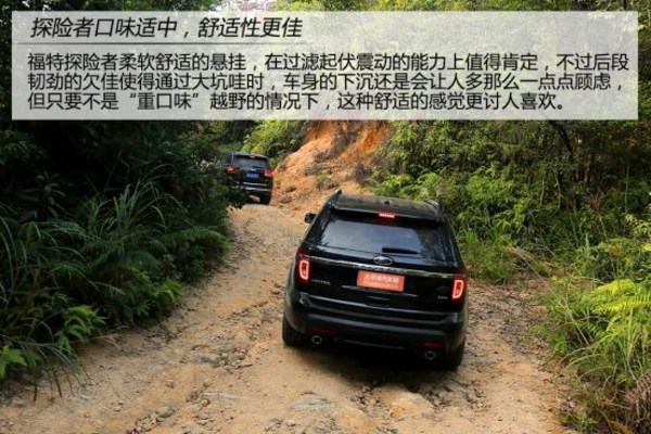 硬汉对抗 福特探险者对比jeep大切诺基