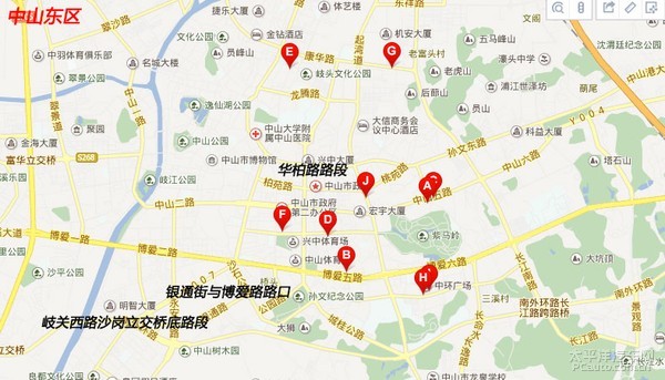 全中山城区容易积水路段大搜罗【图】-中山天气预报