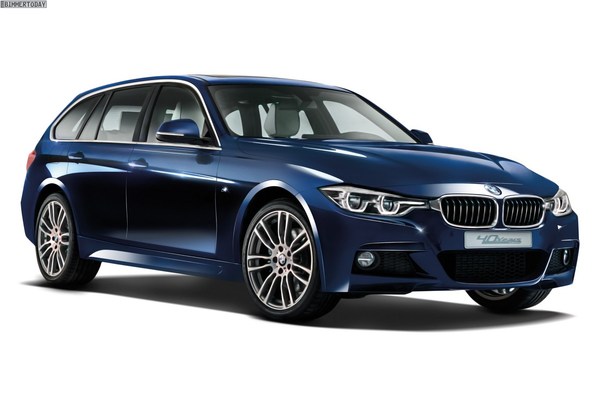 宝马320d xdrive 40周年纪念版海外发布