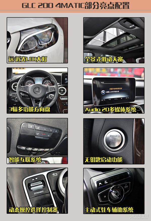 首推260 4matic 动感型 奔驰glc购车手册