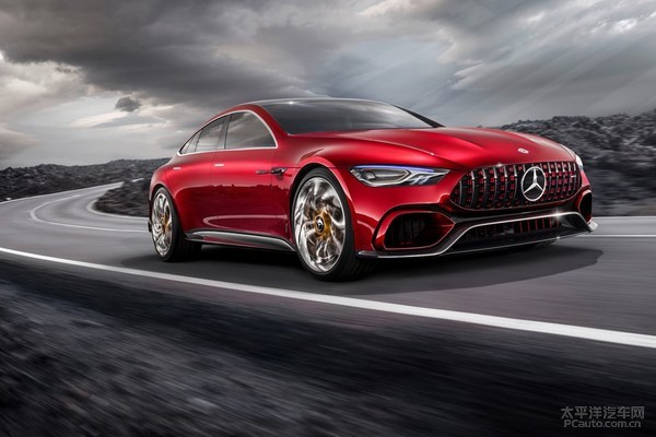 梅赛德斯-amg gt concept发布 四门跑车