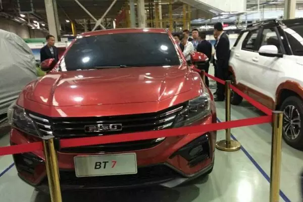 比速T7车身造型曝光 或定位为跨界SUV