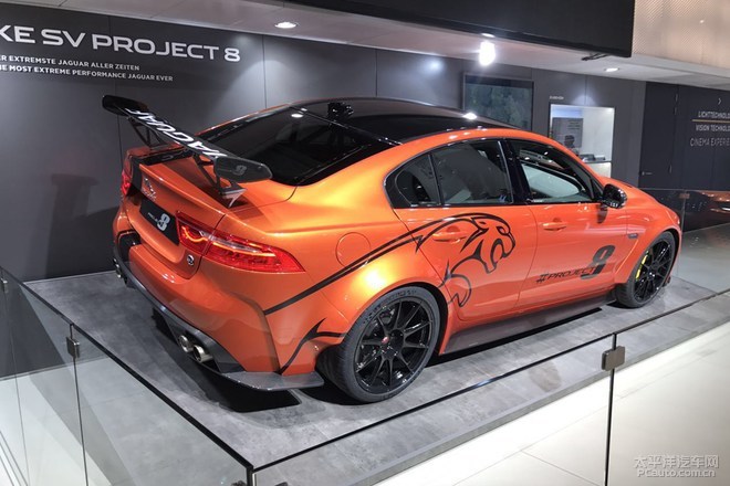 2017法兰克福车展:捷豹xe sv project 8