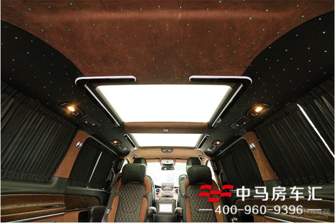 杭州中马房车汇奔驰v260商务车静态介绍