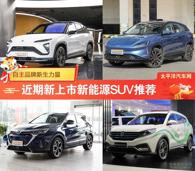 新生力量 近期新上市自主新能源SUV推薦