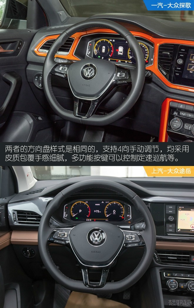 家族新秀之争一汽大众探歌对比途岳