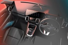 起亞全新SUV Sonet內飾渲染圖 8月7日首發