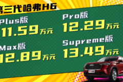 第三代哈弗H6濟(jì)寧上市 售11.59-13.49萬(wàn)