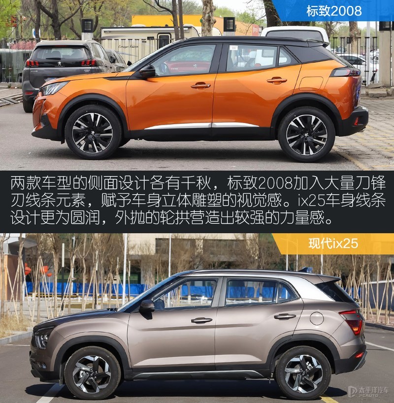 时尚单品之争标致2008对比现代ix25