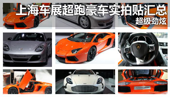 网友抢拍上海车展超跑系列汇总