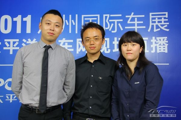 雪佛兰市场营销部品牌经理闵汉纳及产品规划经理陈磊