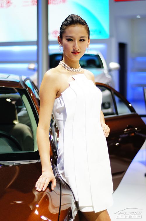 2012大連國際車展一汽豐田美女車模