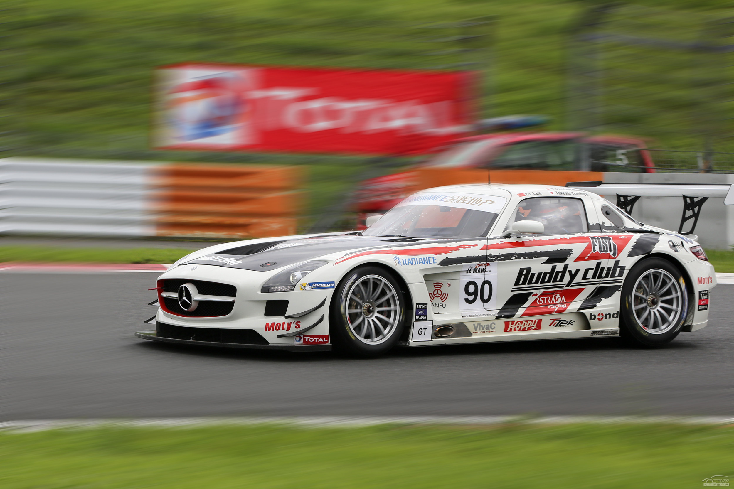 奔驰sls amg gt3即将征战上海国际赛车场