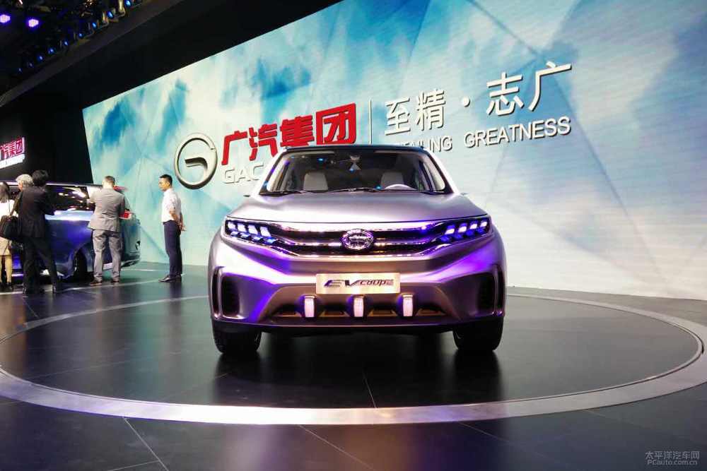 2015廣州車展:廣汽傳祺ev coupe電動車