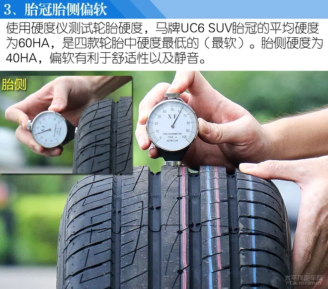 各有所长 四款225/60 R17轮胎体验