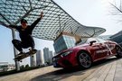奔馳長軸距A級轎車潮級中國年錫城巡游