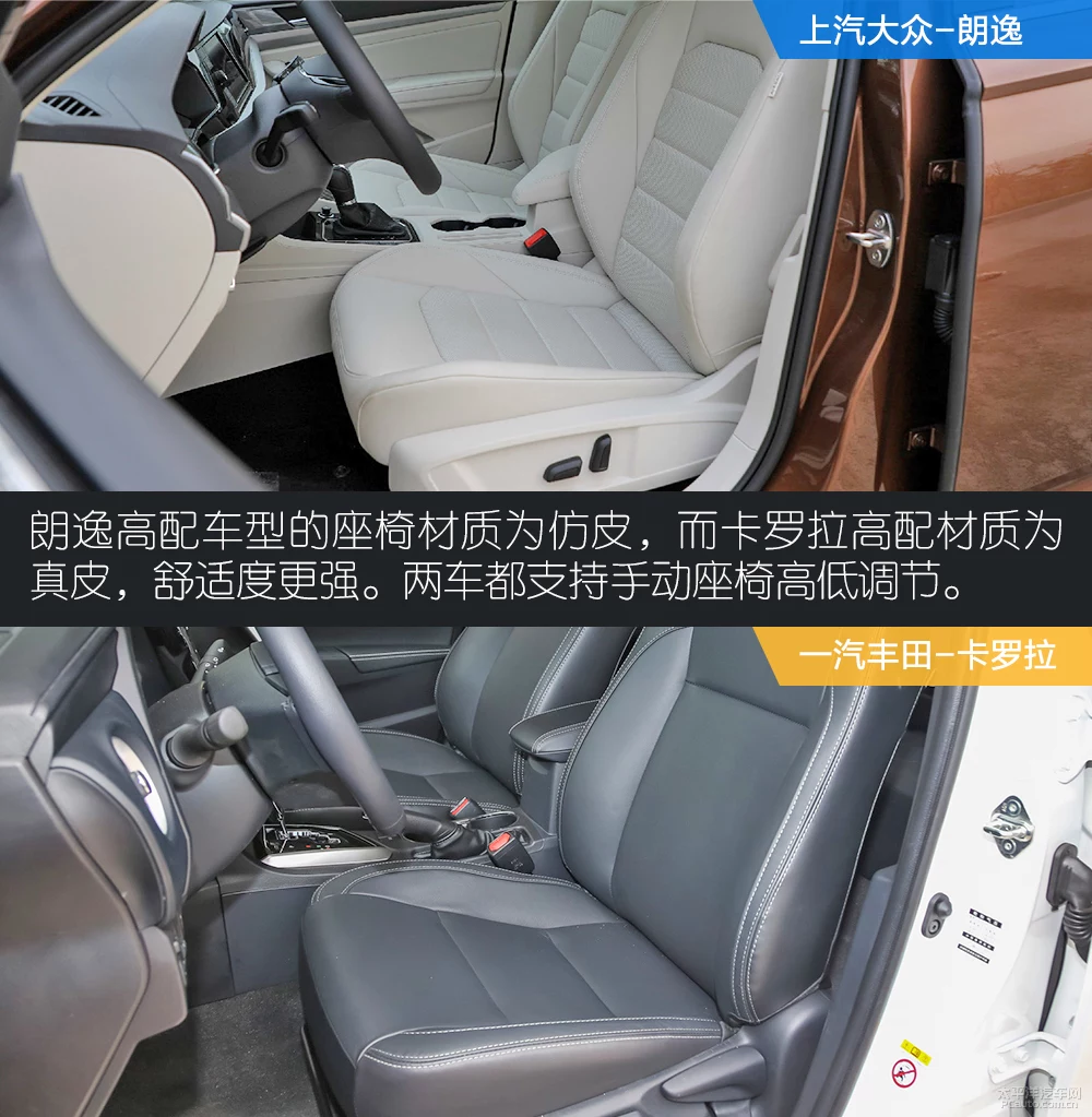 这题有点难选 大众朗逸对比丰田卡罗拉