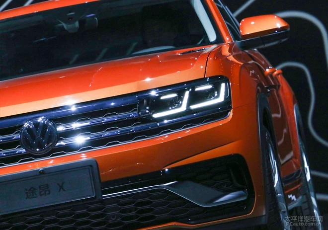 上汽大众途昂X亮相 大众全球首款Coupe SUV 上汽大众途昂X亮相 大众全球首款Coupe SUV