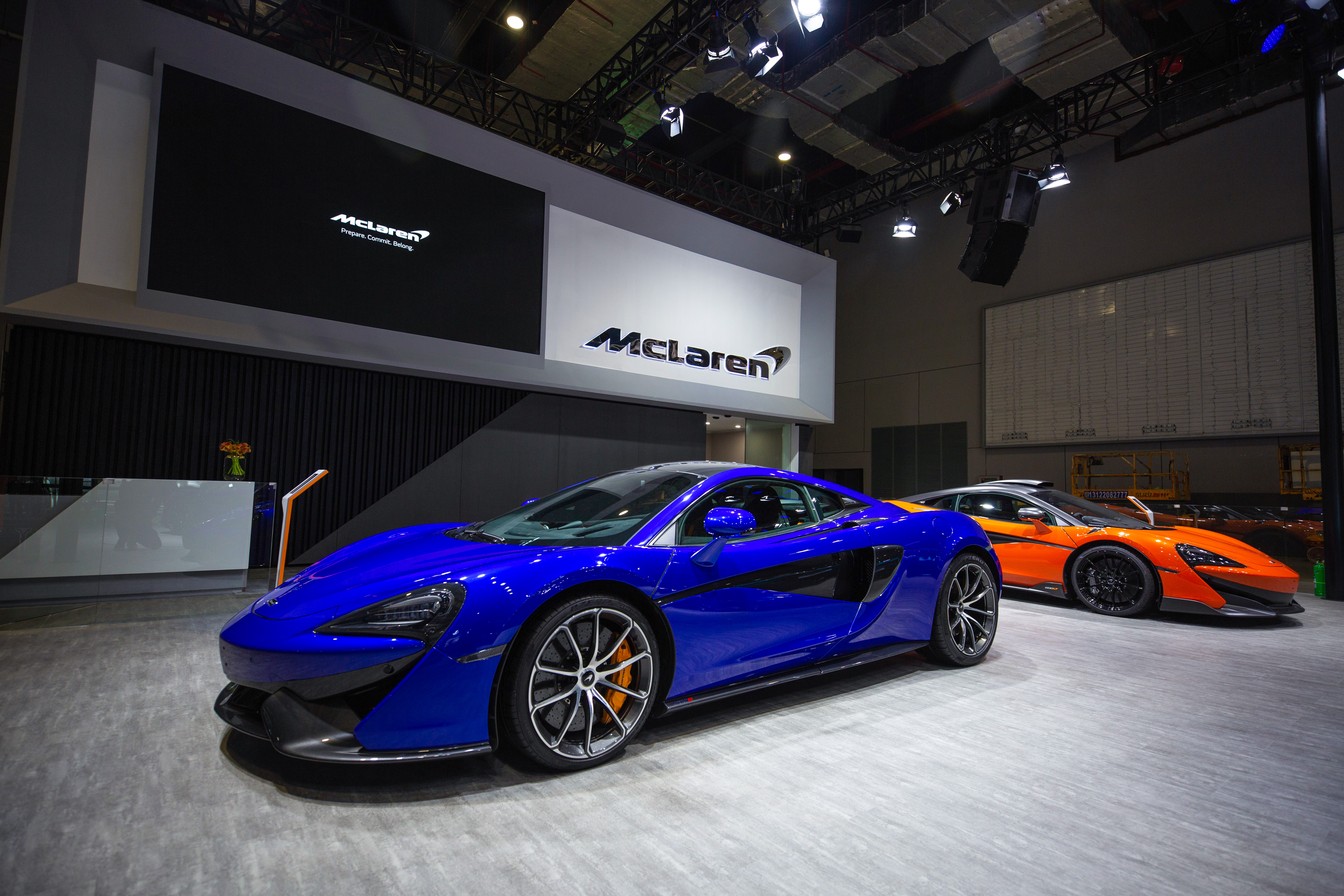迈凯伦720s spider和600lt spider上海车展双首发