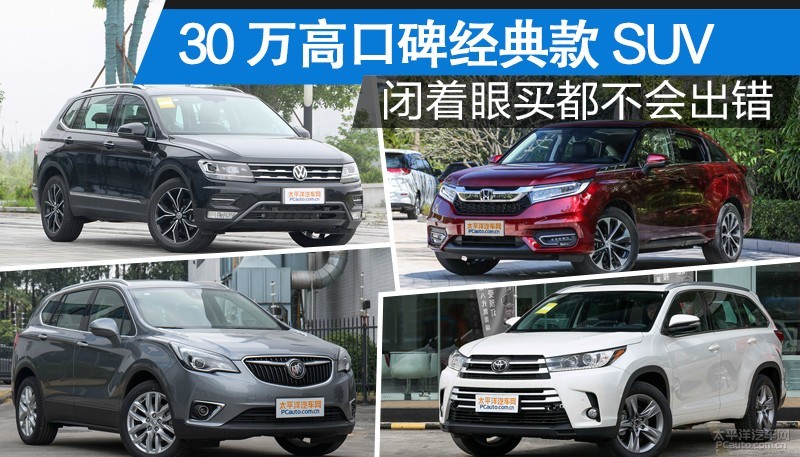 suv车型排名 30万图片