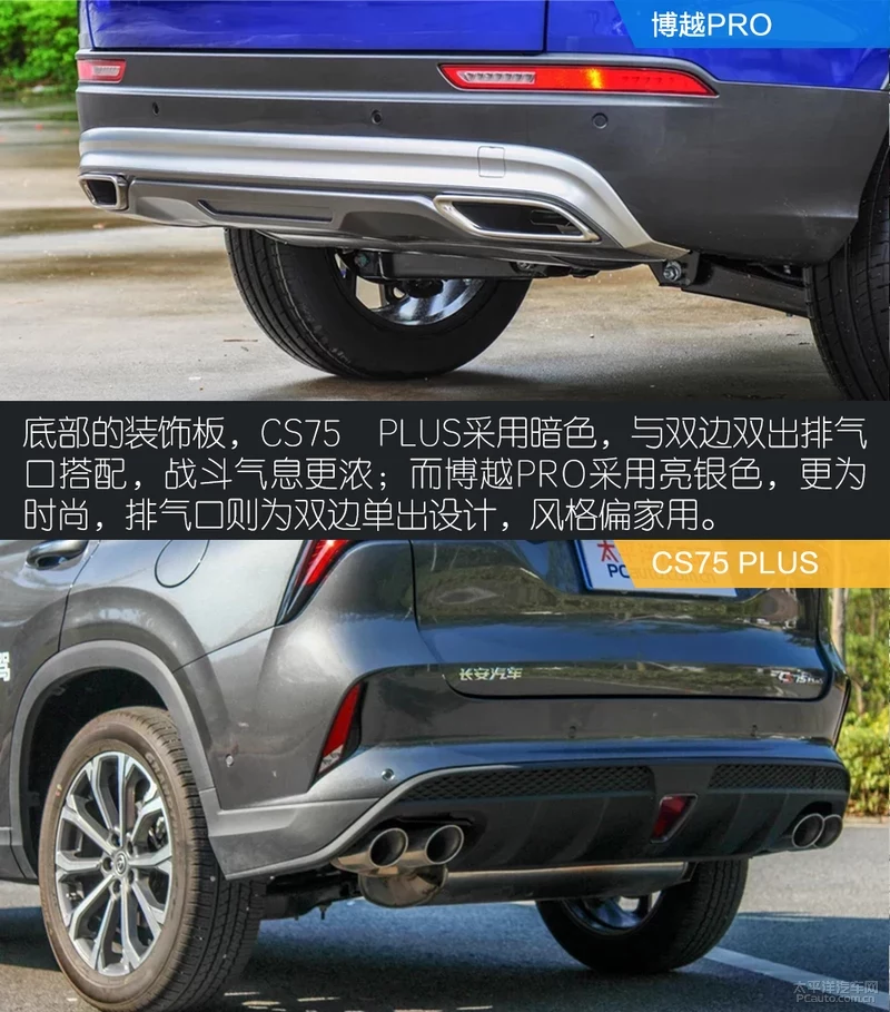 长安CS75 PLUS 对比吉利博越Pro