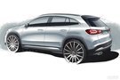 全新奔馳GLA預告圖發布 車尾造型提前曝光