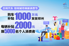 1000万汽车代金券开抢 买吉利每辆补2000元