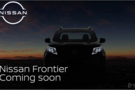 日產新款Frontier預告圖發布 將于11月28日首發