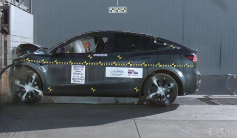 特斯拉Model Y获美国碰撞测试全五星评级 点赞！