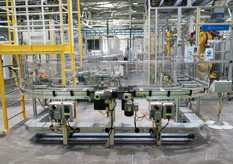 首次参观上汽通用奥特能工厂
